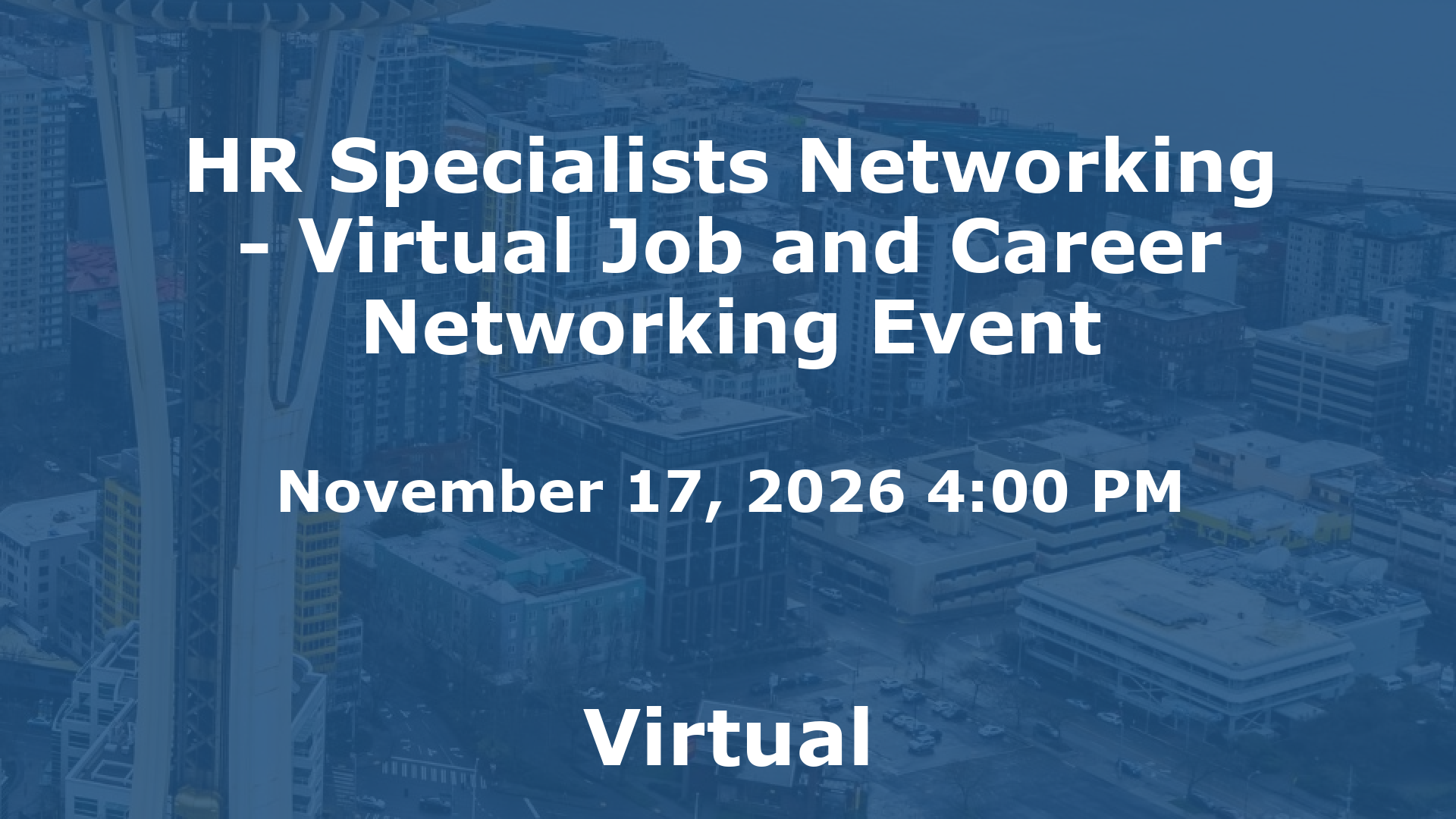 HR Specialists Networking - Virtual Job and Career Networking Event event image